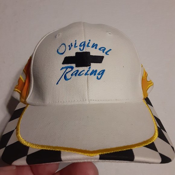 Chevy Racing 2009 Checkered Flames Hat/Cap OSFA - Picture 1 of 8